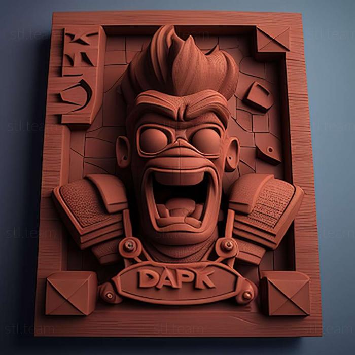 3D model Crash Nitro Kart game (STL)